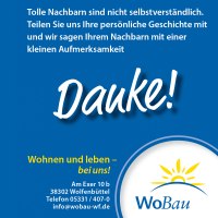 Danke Tolle Nachbarn WoBau Wolfenbütteler Baugesellschaft mbH