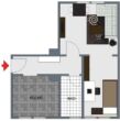 Grundriss - Einziehen und wohlfühlen! Ihre neue möblierte 1-Zimmerwohnung